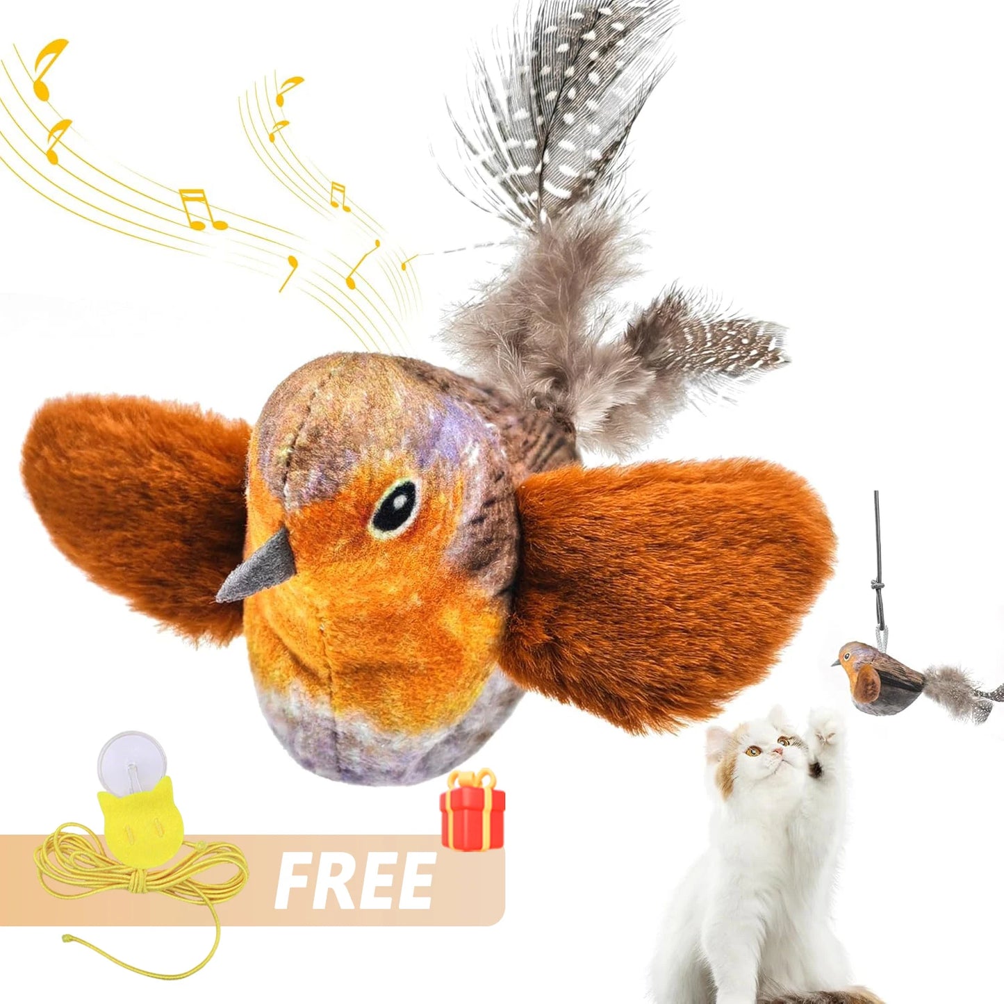 Balle électronique interactive rechargeable pour chat