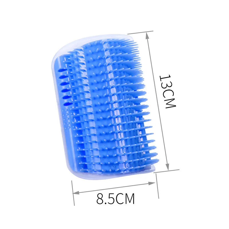 Brosse d'angle auto-massage pour chat