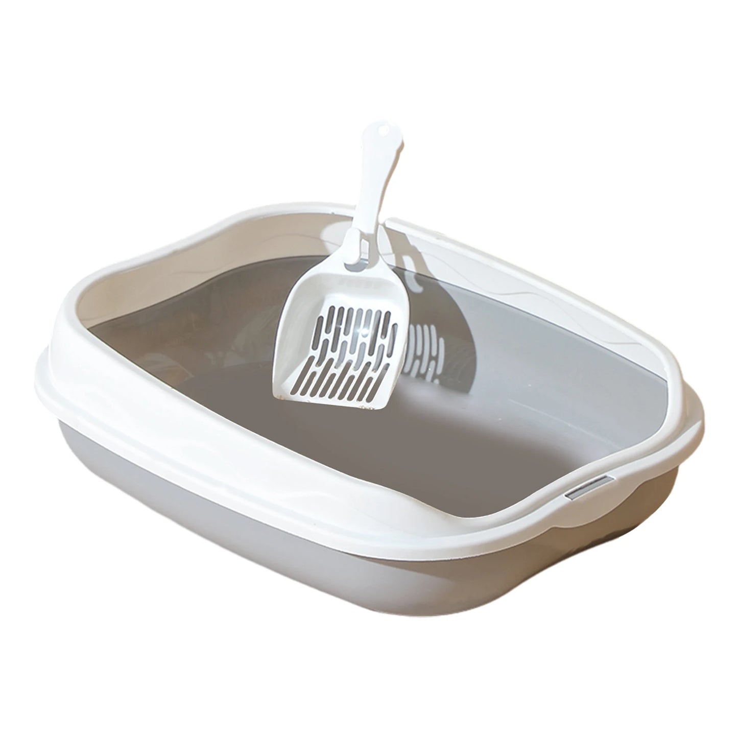 Litière portable semi-fermée — couvercle amovible pour chat et lapin