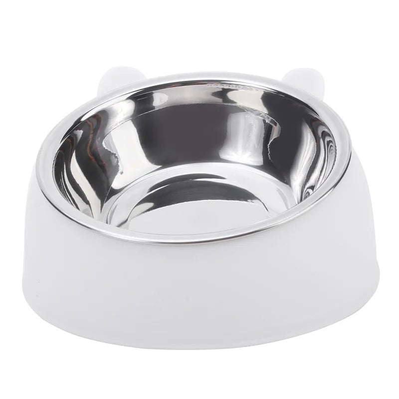 Gamelle inclinée en inox pour chat — pack de 1, 2 ou 5