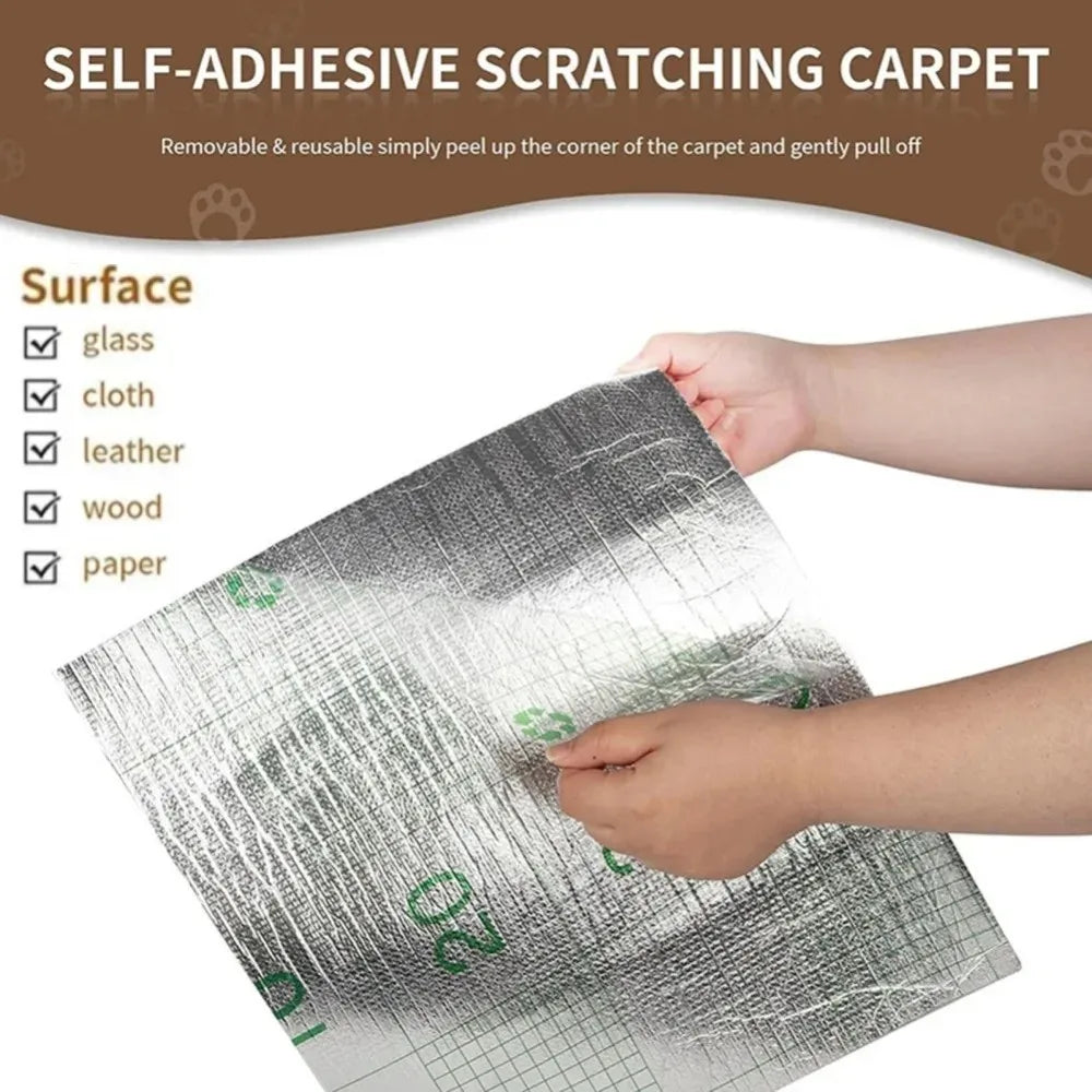 Tapis griffoir autocollant découpable — protection meubles & angles