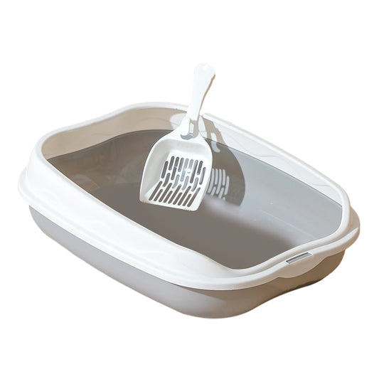 Litière portable semi-fermée — couvercle amovible pour chat et lapin