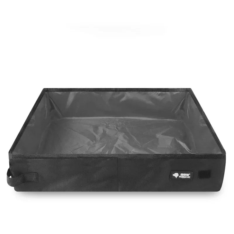 Litière pliable de voyage imperméable — nylon compact