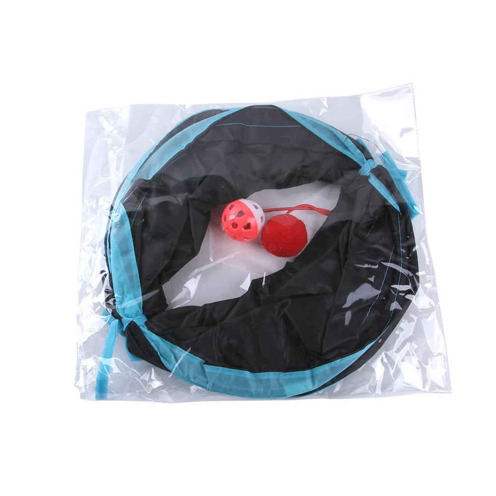 Tunnel de jeu pliable pour chat