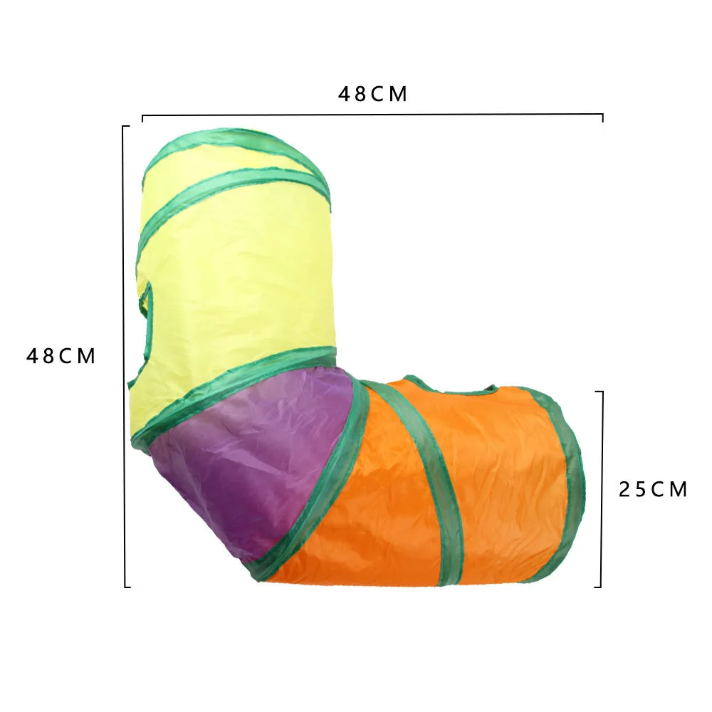 Tunnel de jeu pliable pour chat