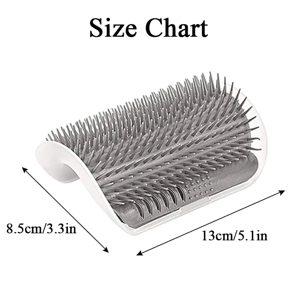 Brosse d'angle auto-massage pour chat