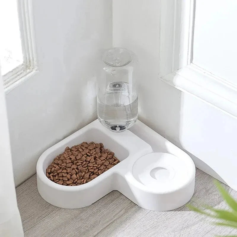 Gamelle double pour chat eau et nourriture