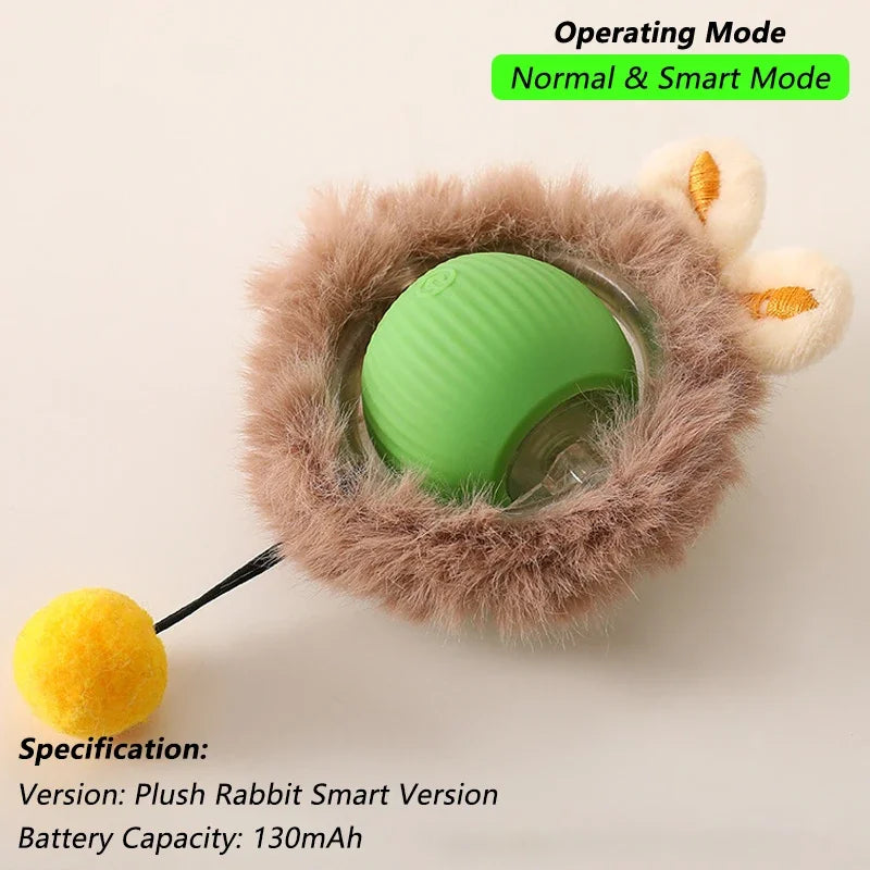 Balle électronique interactive rechargeable pour chat
