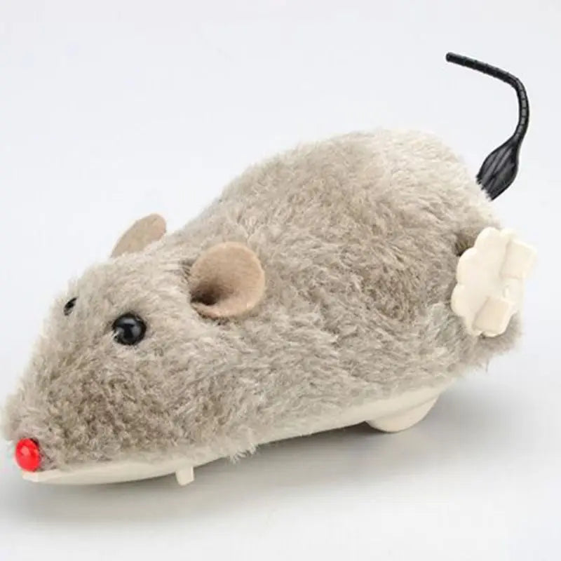 Souris en peluche réaliste pour chat