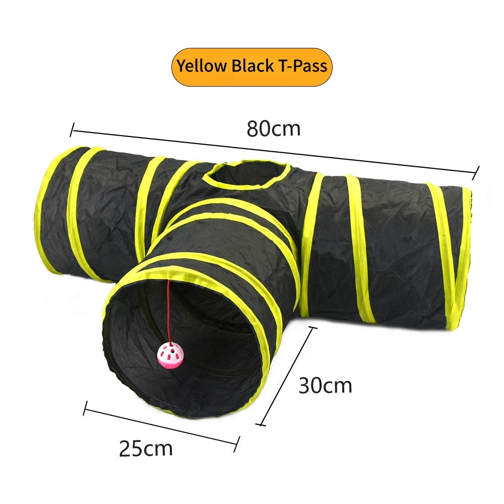 Tunnel de jeu pliable pour chat