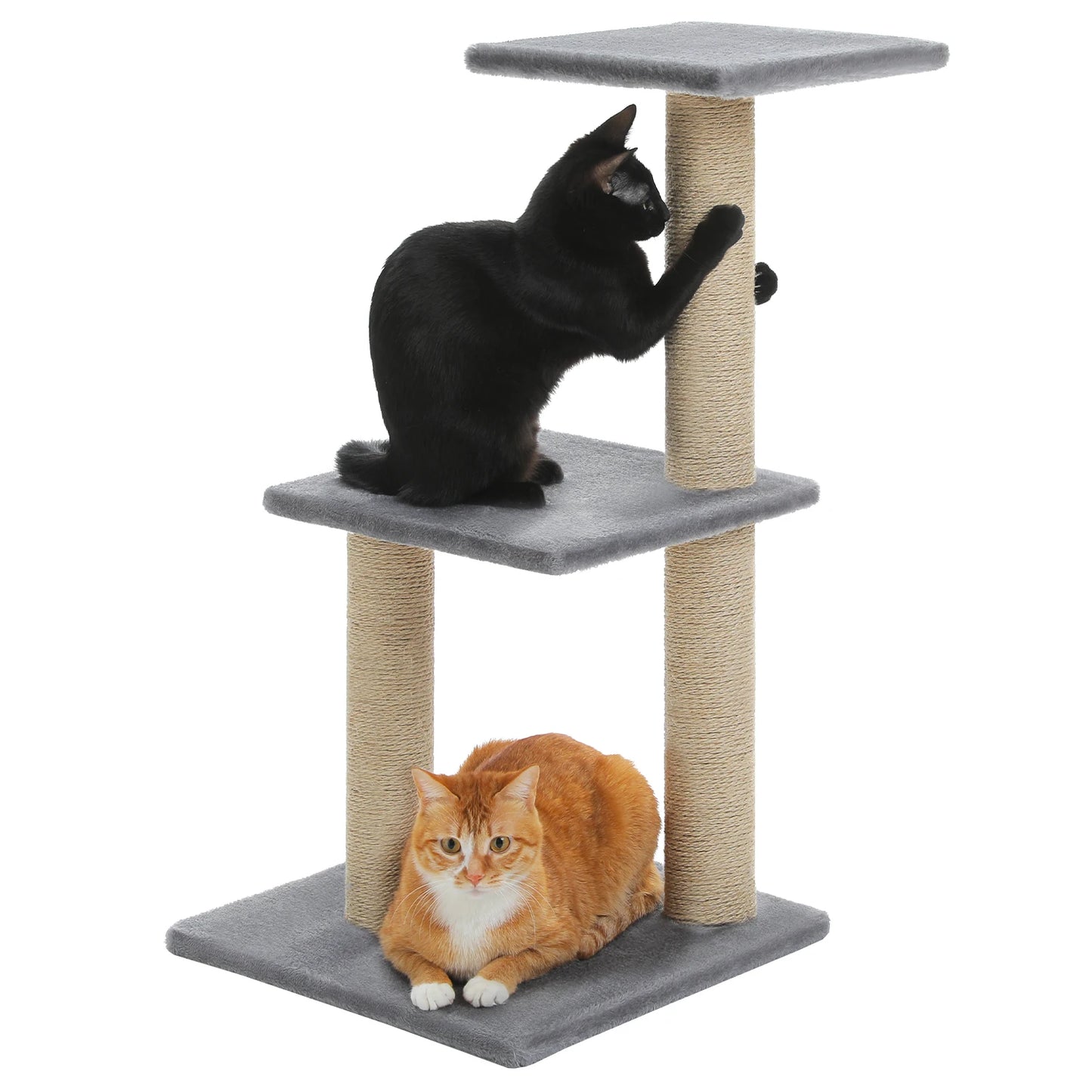 Arbre à chat 73 cm — hamac & griffoirs sisal pour chat d'intérieur