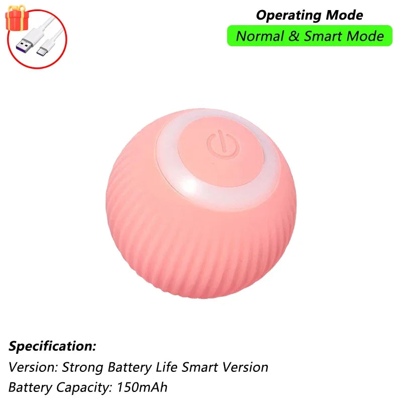 Balle électronique interactive rechargeable pour chat