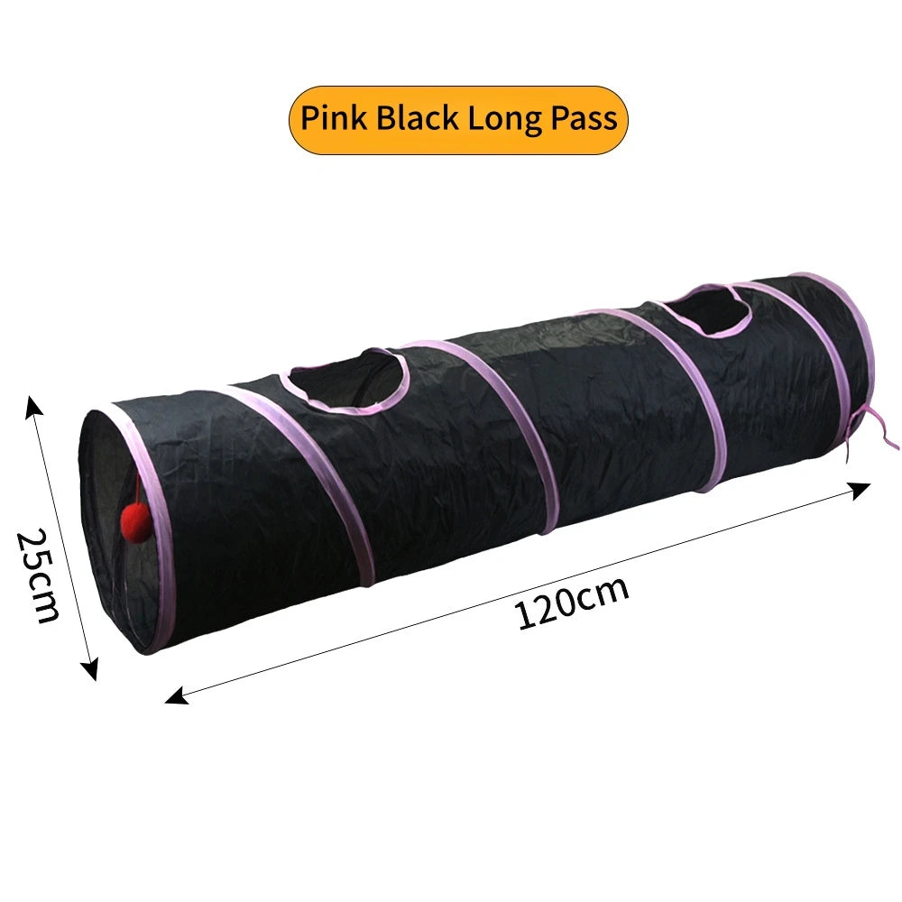 Tunnel de jeu pliable pour chat