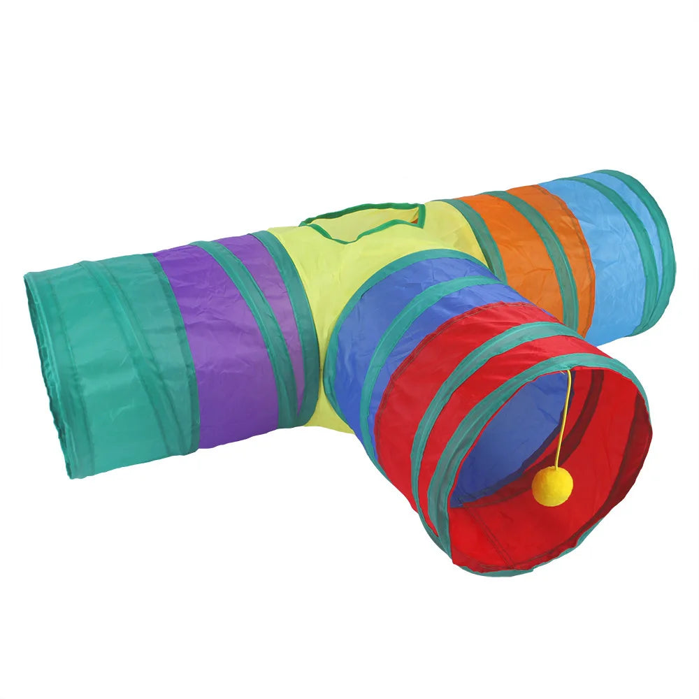 Tunnel de jeu pliable pour chat