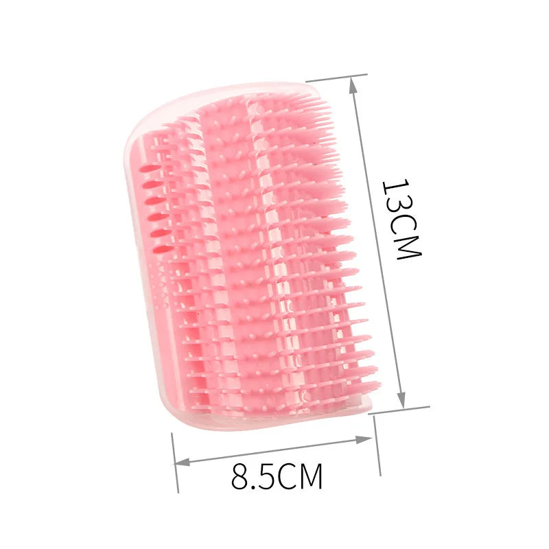Brosse d'angle auto-massage pour chat