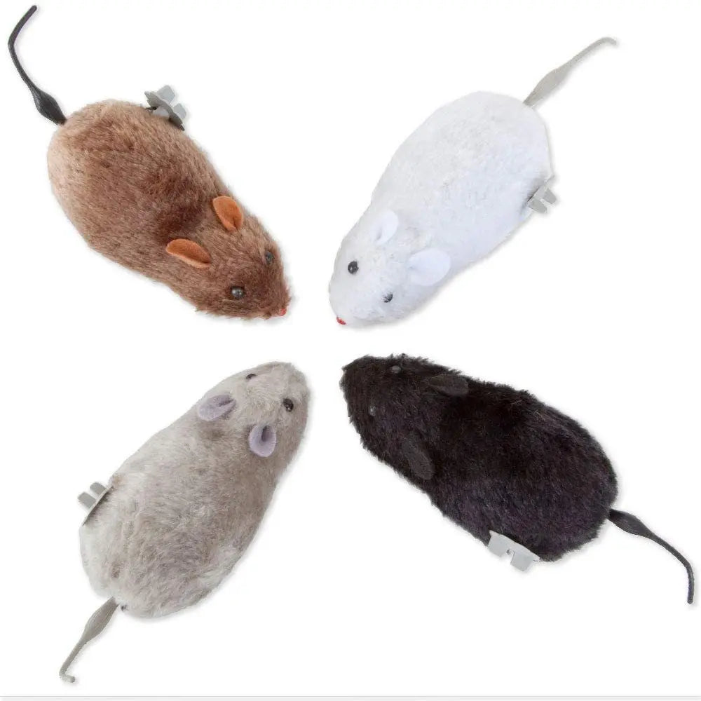Souris en peluche réaliste pour chat