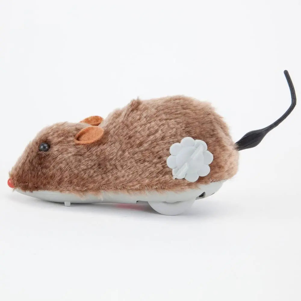 Souris en peluche réaliste pour chat