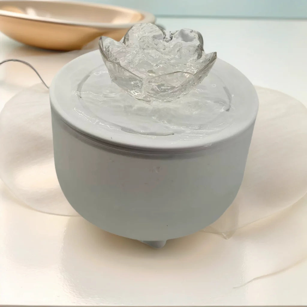 Fontaine à eau silencieuse pour chat 1,2 L