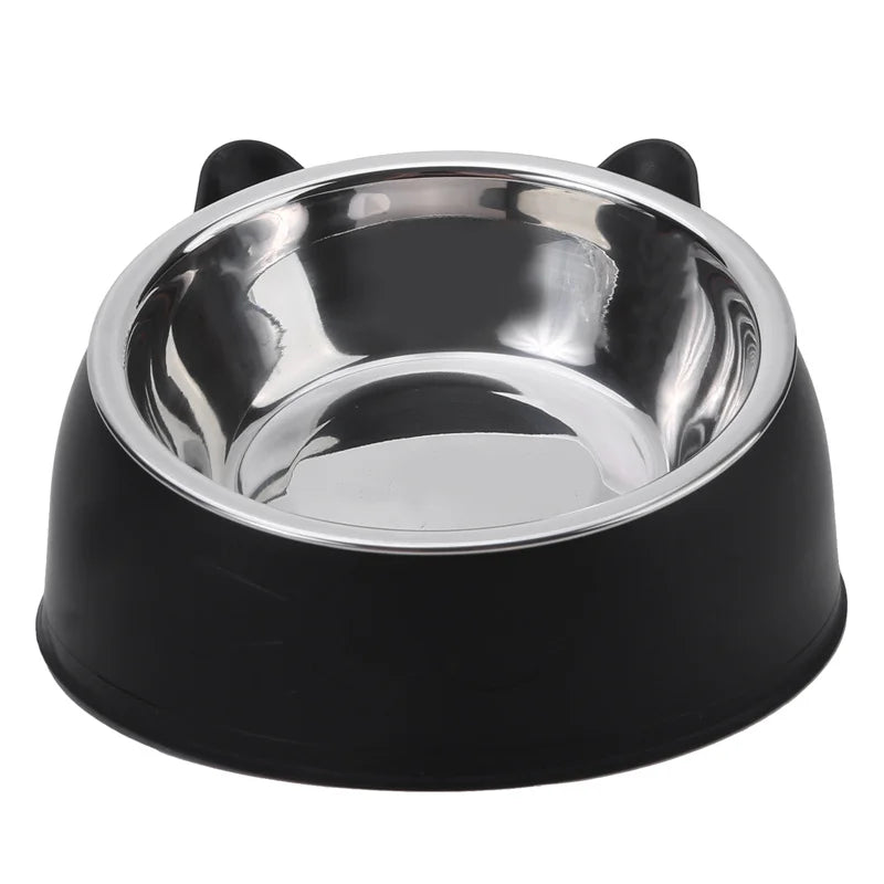 Gamelle inclinée en inox pour chat — pack de 1, 2 ou 5