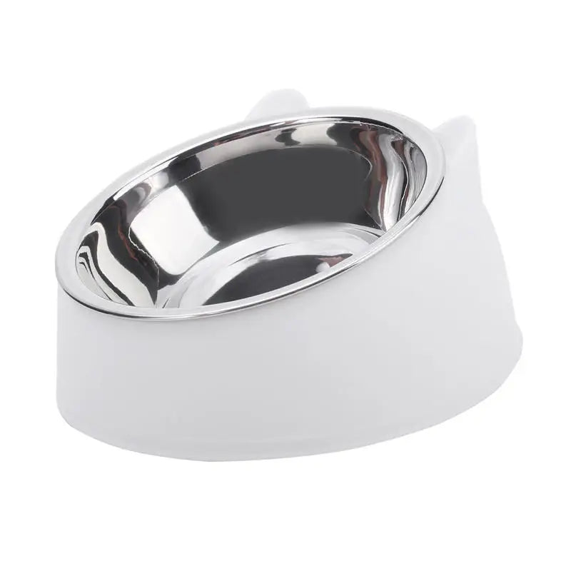 Gamelle inclinée en inox pour chat — pack de 1, 2 ou 5