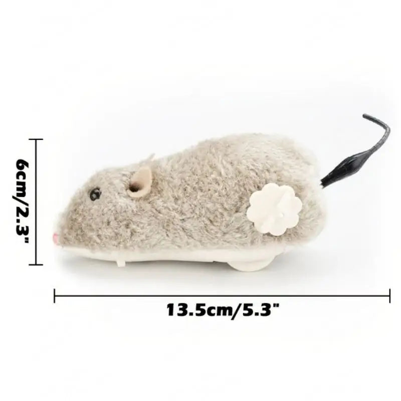 Souris en peluche réaliste pour chat
