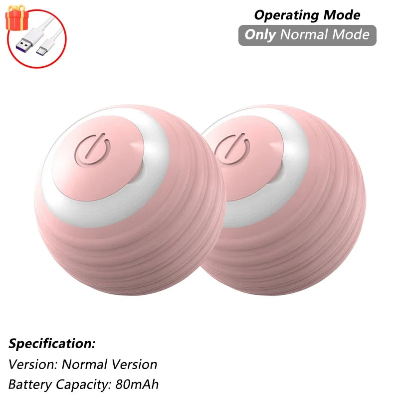 Balle électronique interactive rechargeable pour chat