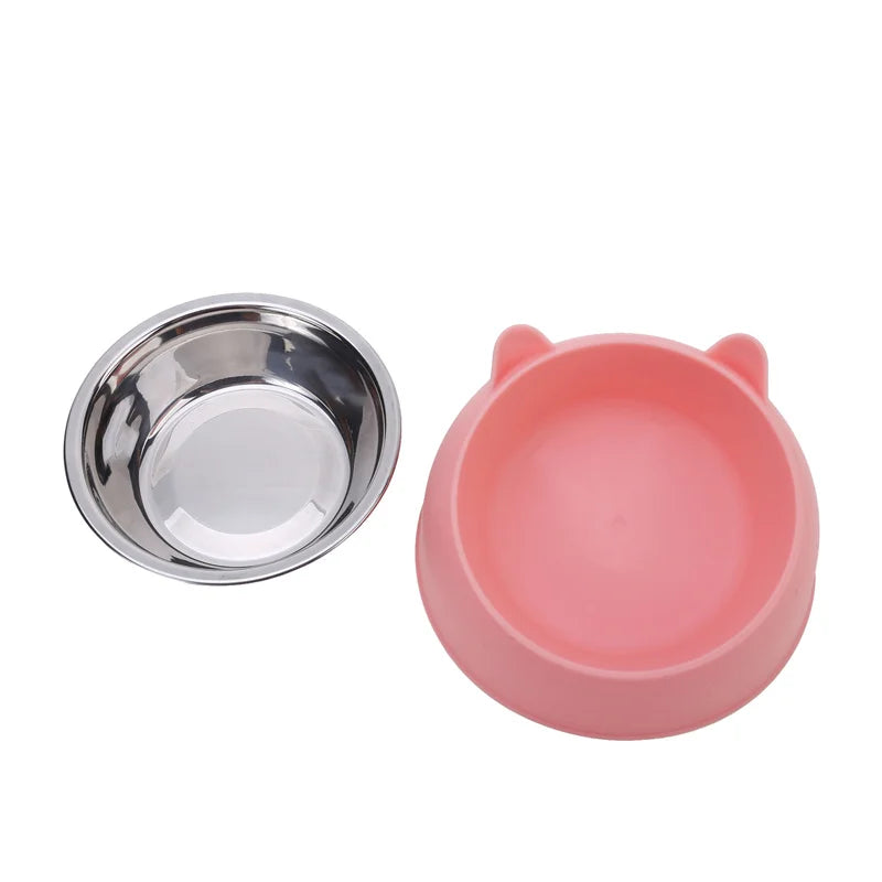 Gamelle inclinée en inox pour chat — pack de 1, 2 ou 5