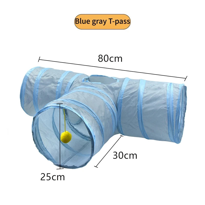 Tunnel de jeu pliable pour chat
