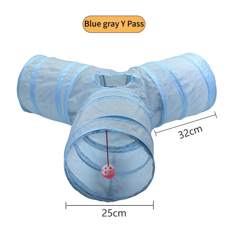 Tunnel de jeu pliable pour chat