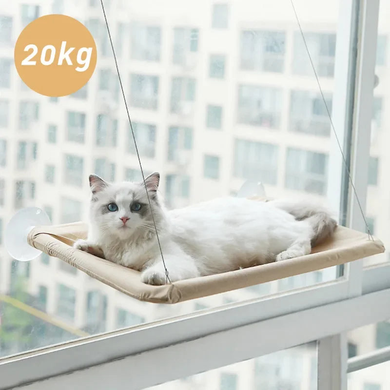 Hamac fenêtre renforcé pour chat — jusqu'à 20 kg